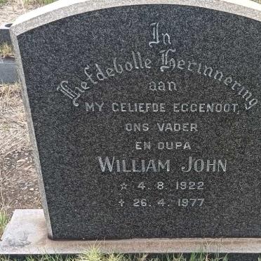 ? William John 1922-1977