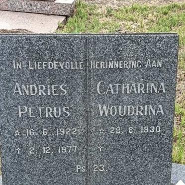 ? Andries Petrus 1922-1977 & Catharina Woudrina 1930- 