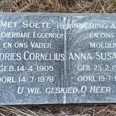 ? Andries Cornelius 1905-1978 & Anna Susanna 1905-1994