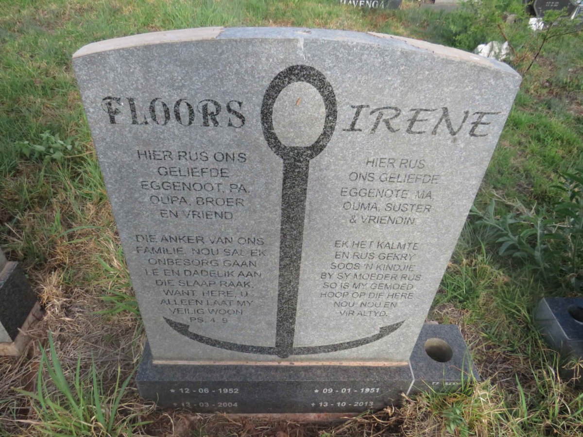 ? Floors 1952-2004 & Irene 1951-2013