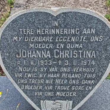 ? Johanna Christina 1933-1974