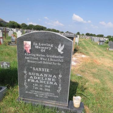? Susanna Adeline Francina 1940-2016