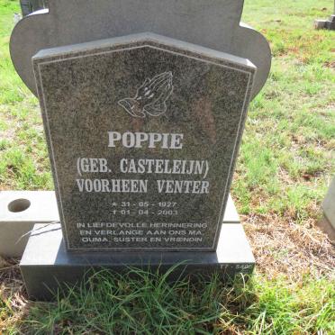 ? Poppie voorheen VENTER nee CASTELEIJN 1927-2003