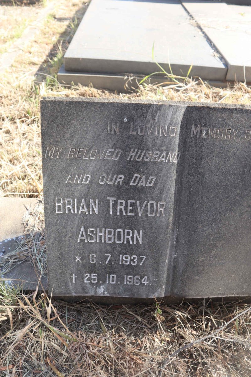ASHBORN Brian Trevor 1937-1964