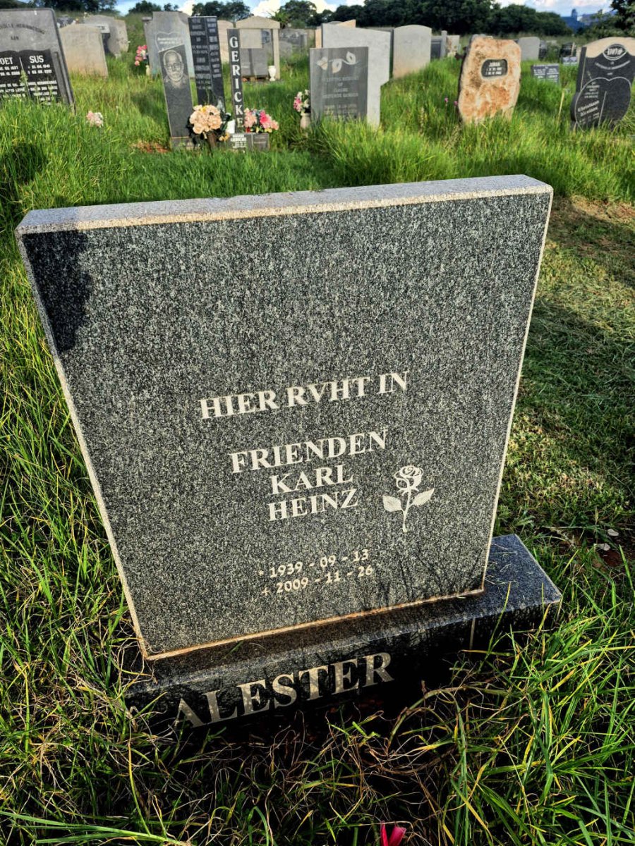 ALESTER Karl Heinz 1939-2009