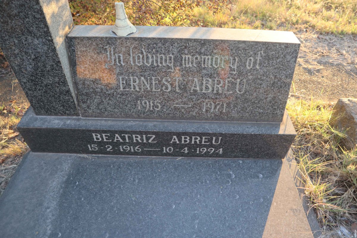 ABREU Ernest 1915-1971 & Beatriz 1916-1994