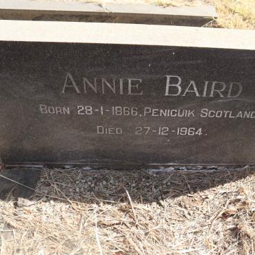 BAIRD Annie 1866-1964