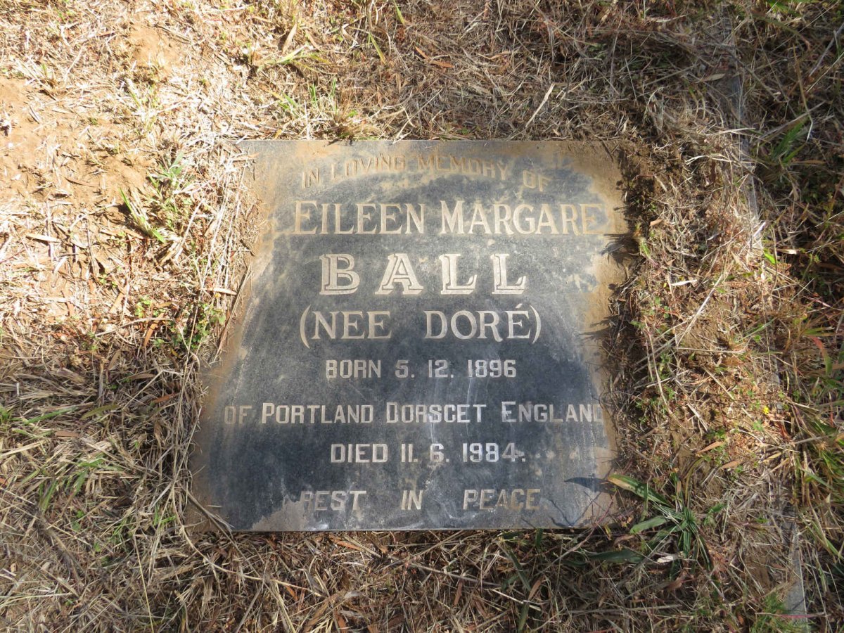 BALL Eileen Margaret nee DORE 1896-1984