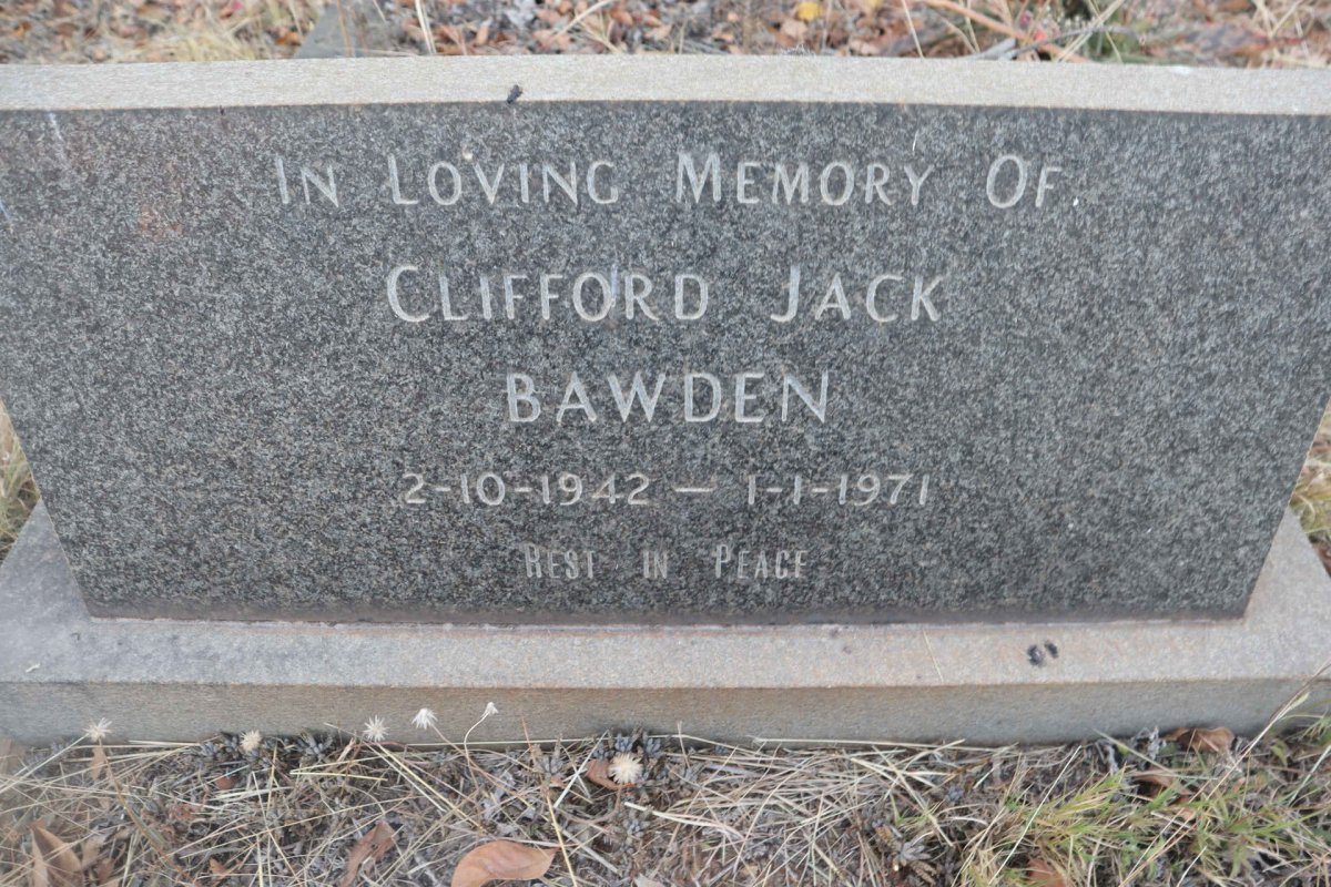 BAWDEN Clifford Jack 1942-1971