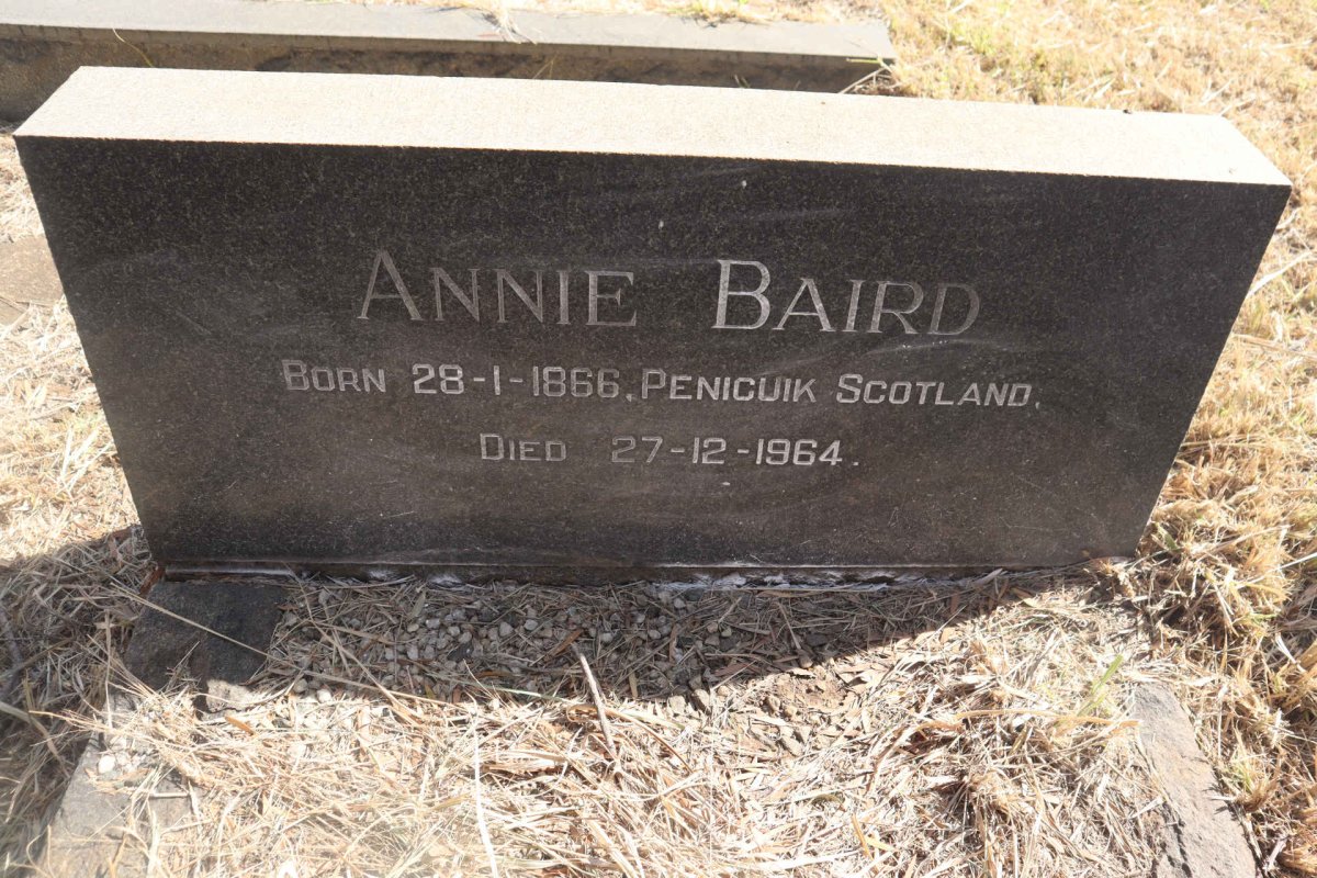 BAIRD Annie 1866-1964