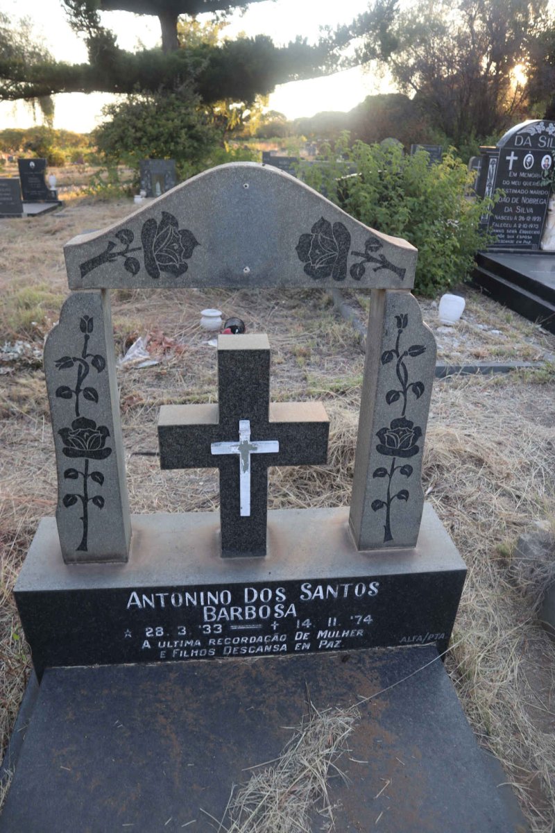 BARBOSA Antonino Dos Santos 1933-1974