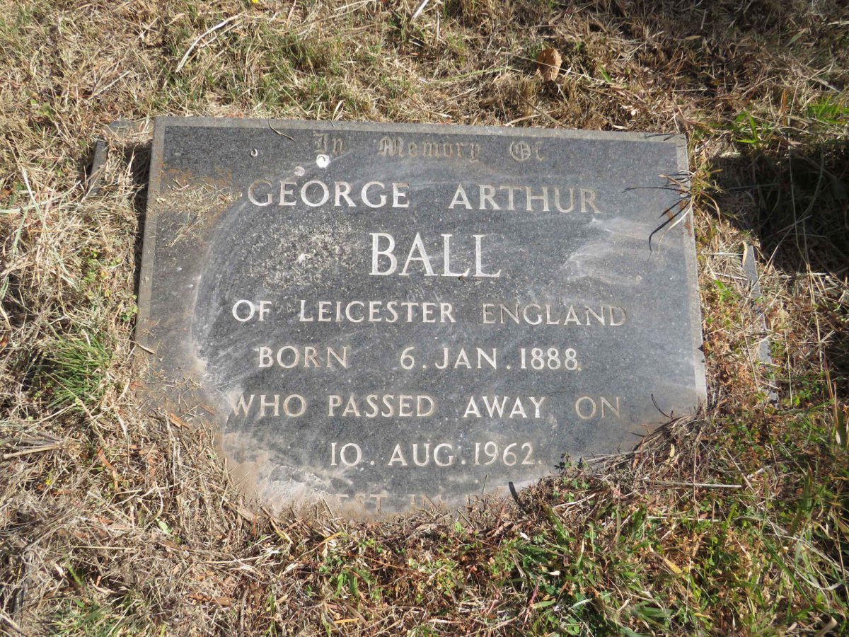 BALL George Arthur 1888-1962