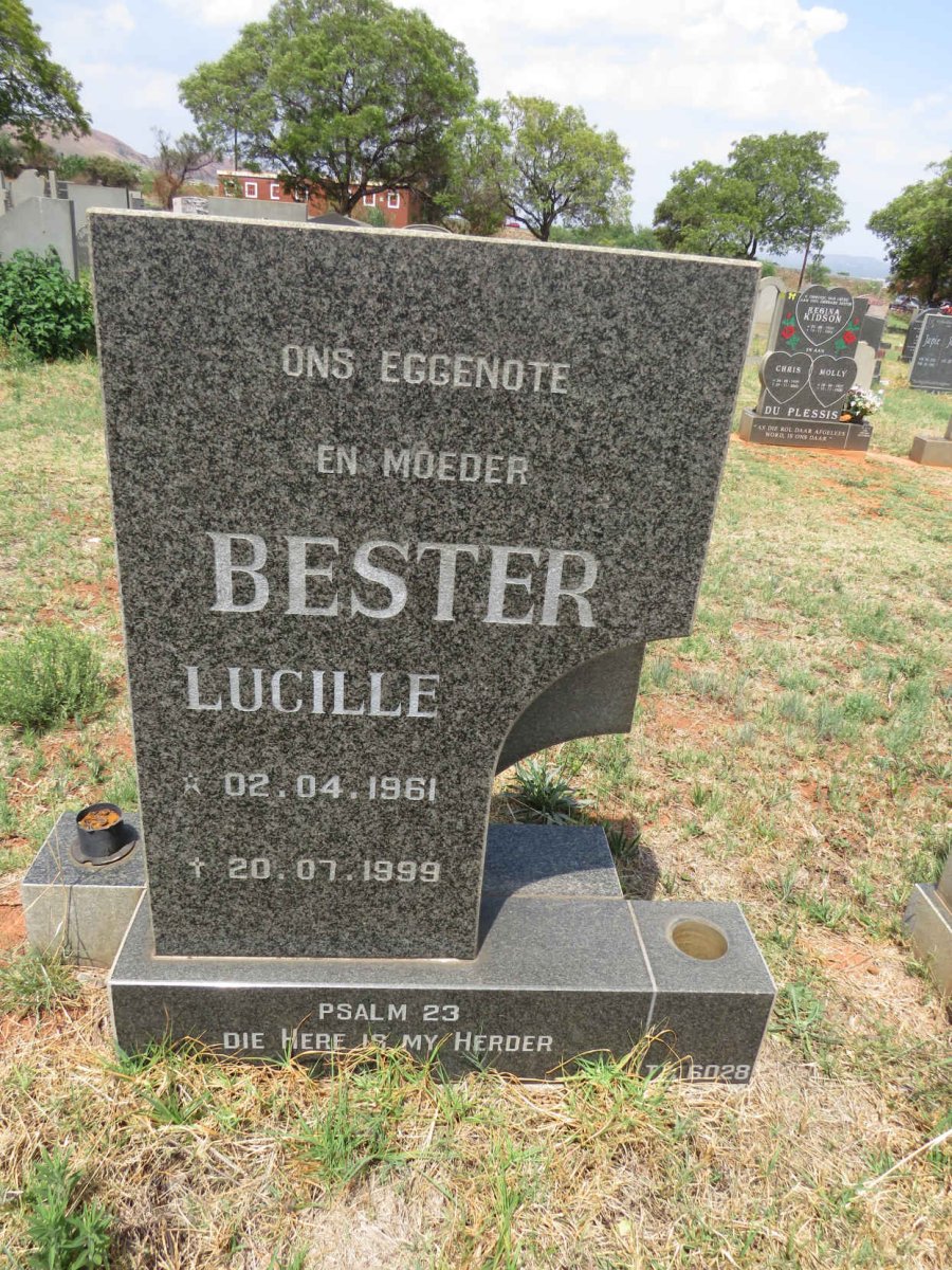 BESTER Lucille 1961-1999