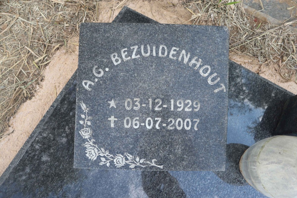 BEZUIDENHOUT A.G. 1929-2007