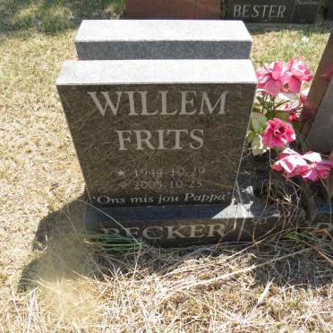 BECKER Willem Frits 1944-2005