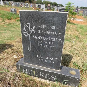BEUKES Raymond Napoleon 1943-2017 & Lucille Alet 1949- 