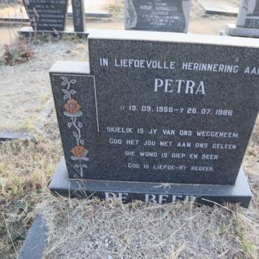 BEER Petra, de 1958-1986