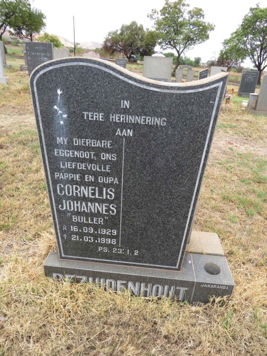 BEZUIDENHOUT Cornelis Johannes 1929-1998