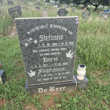 BEER Stephanus, de 1937-2016 & Dorie 1937-2005 :: BEER Stefaans, de 1969-2001