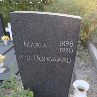 BOOGAARD Maria, v.d. 1898-1970