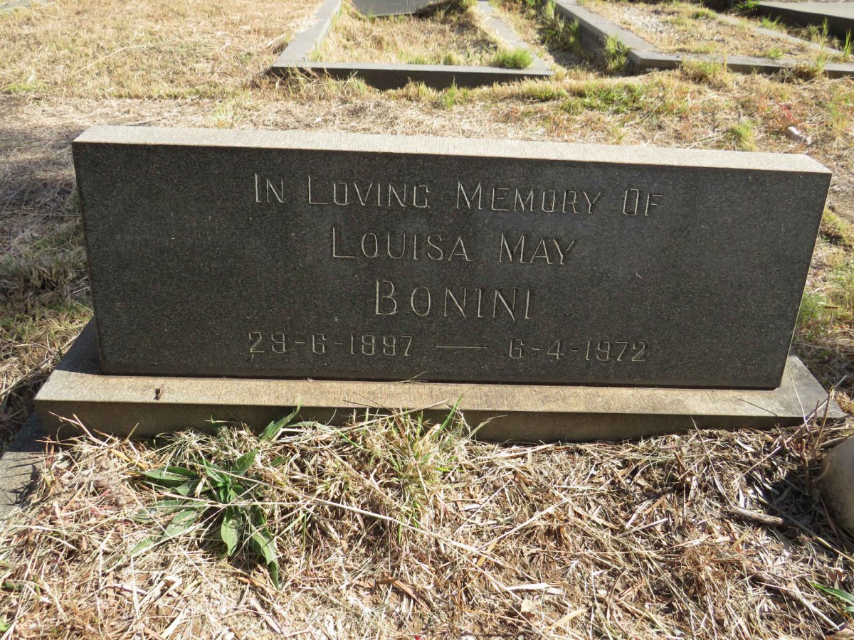 BONINI Louisa May 1897-1972