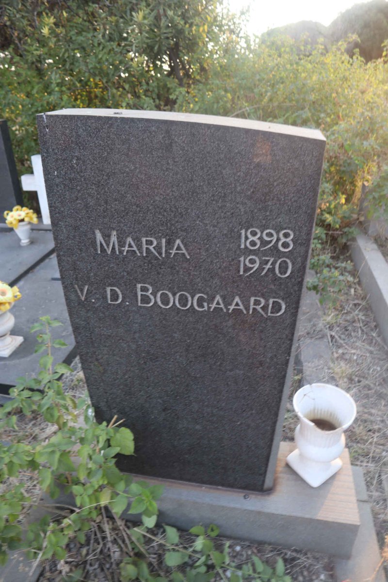 BOOGAARD Maria, v.d. 1898-1970
