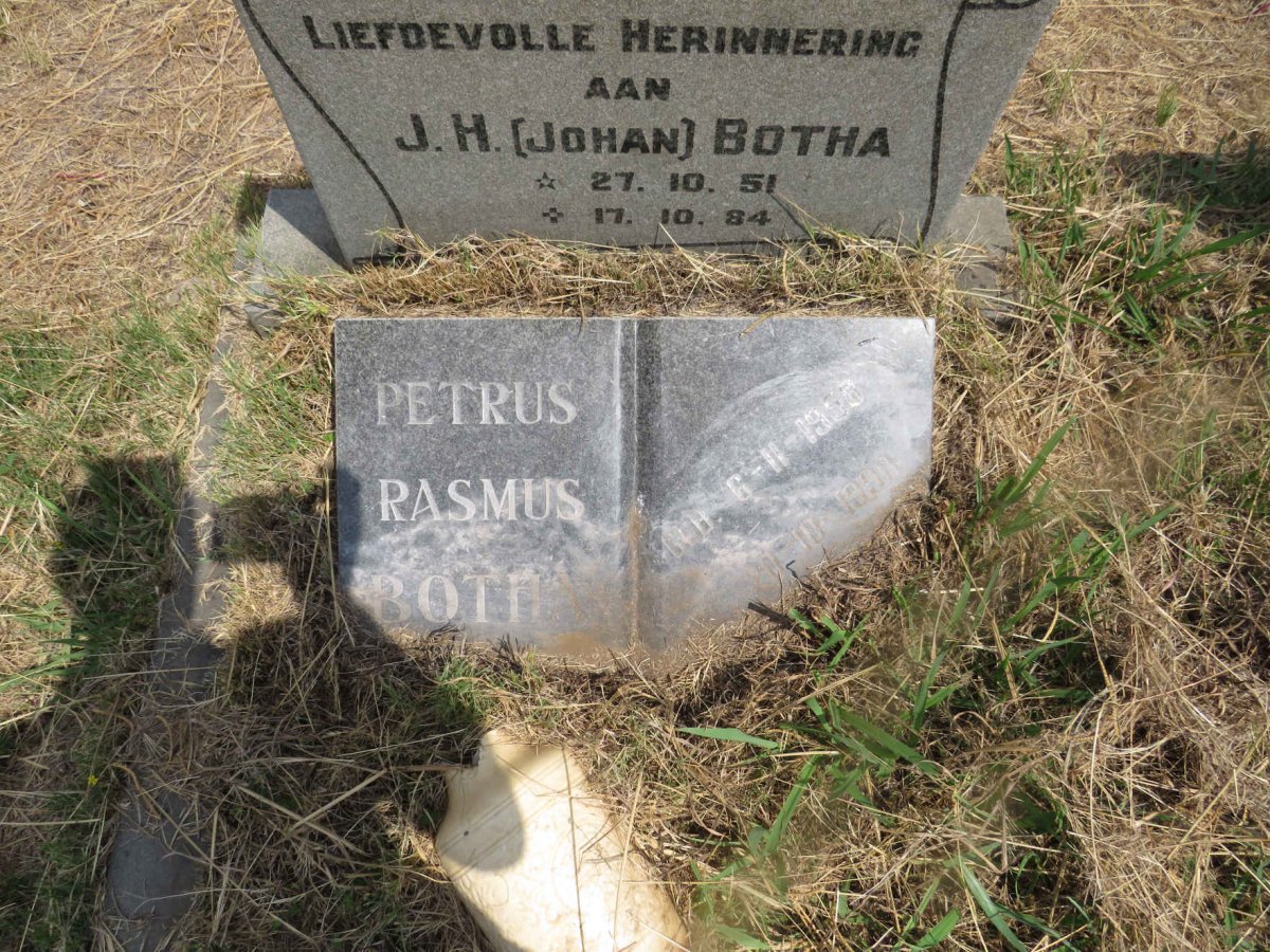BOTHA J.H. 1951-1984 :: BOTHA Petrus Rasmus 1958-1990