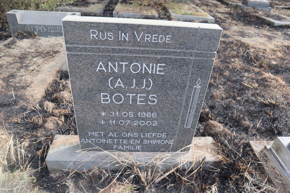 BOTES A.J.J. 1966-2002