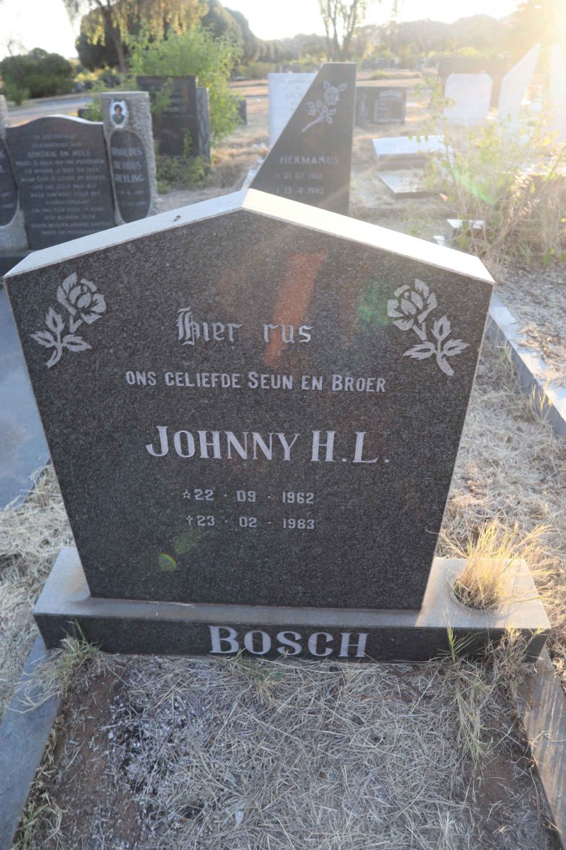 BOSCH Johnny H.L. 1962-1983