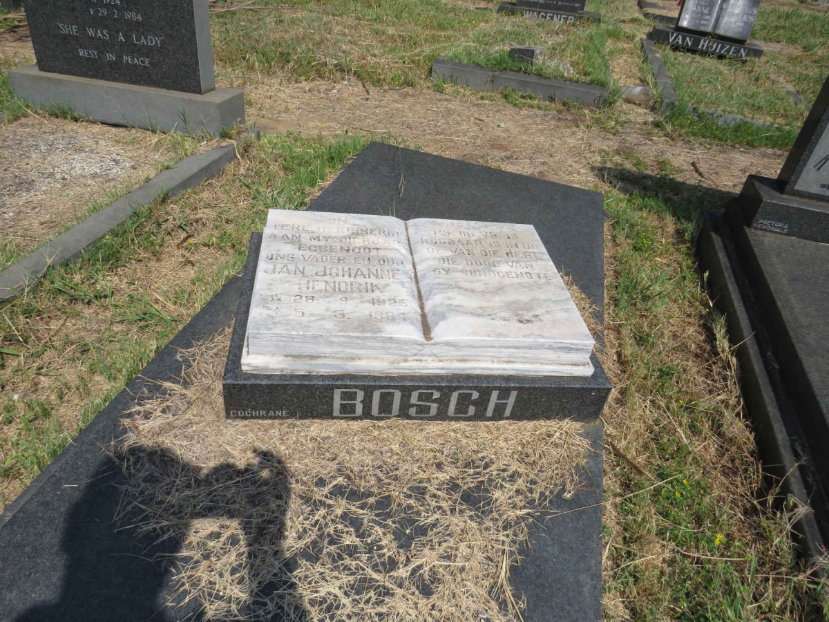 BOSCH Jan Johannes Hendrik 1925-1984 _1