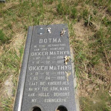 BOTMA Okker Mathys 1996-1997 :: BOTMA Okker Mathys 1999-1999