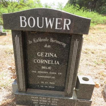 BOUWER Gezina Cornelia 1928-2004