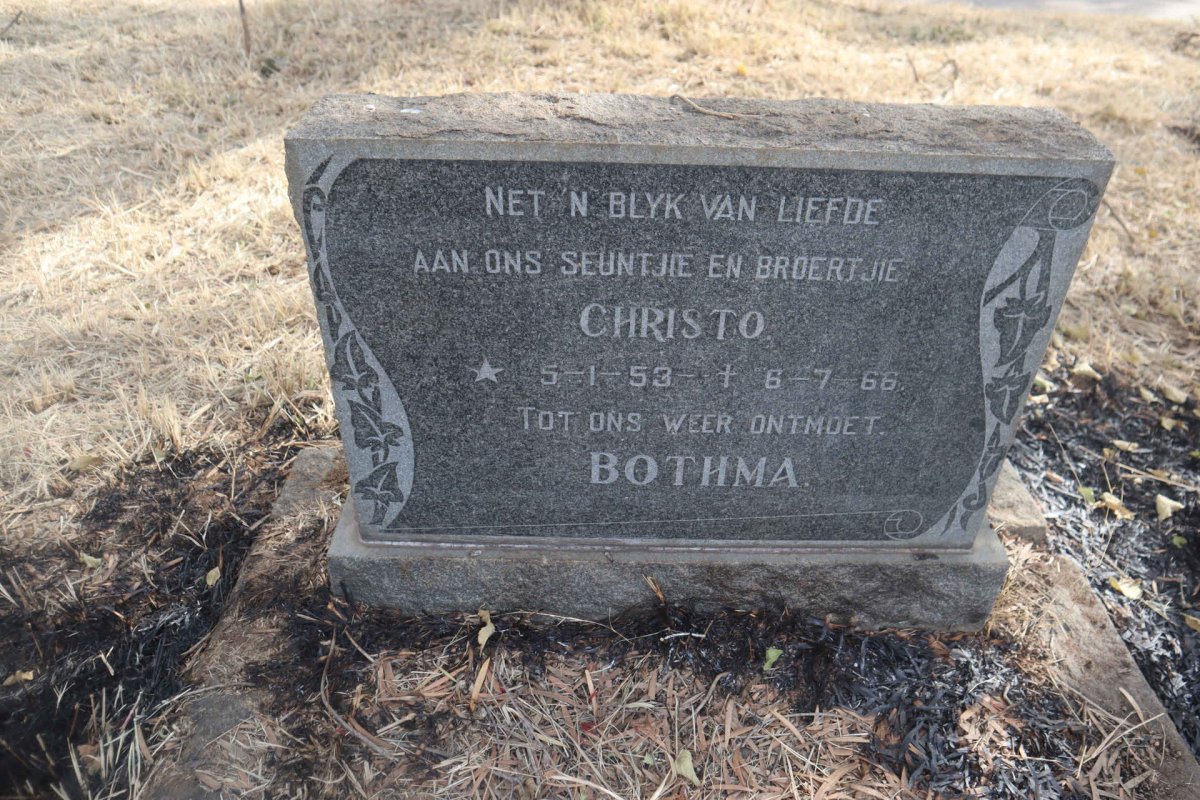 BOTHMA Christo 1953-1966