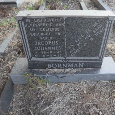 BORNMAN Jacobus Johannes 1943-1983