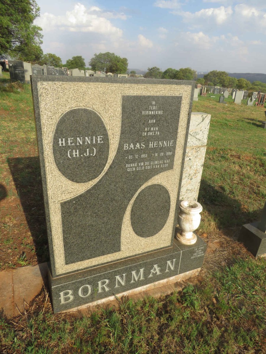 BORNMAN H.J. 1953-1998