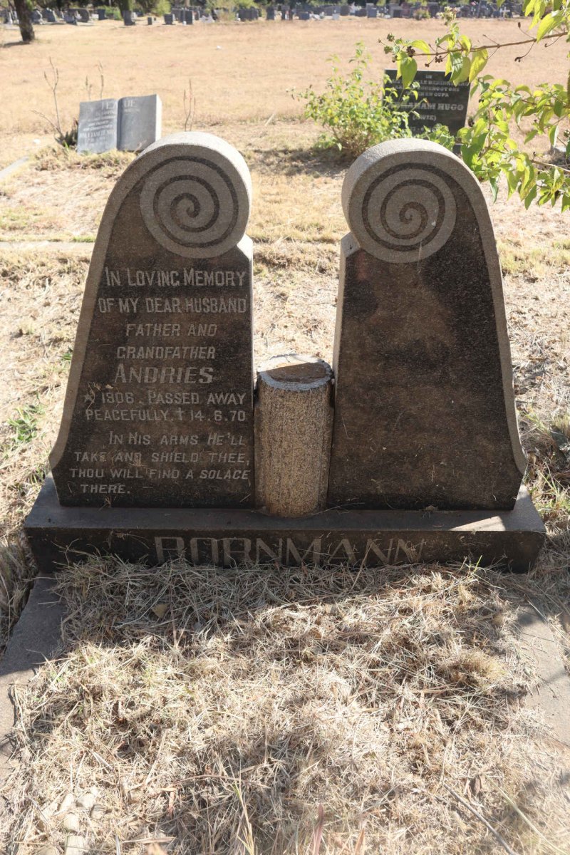 BORNMANN Andries 1906-1970