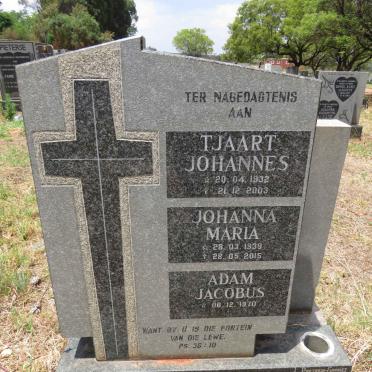 BREEDT Tjaart Johannes 1932-2003 & Johanna Maria 1939-2015 :: BREEDT Adam Jacobus 1970-