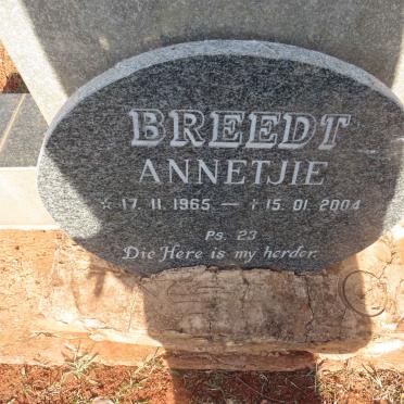 BREEDT Annetjie 1965-2004