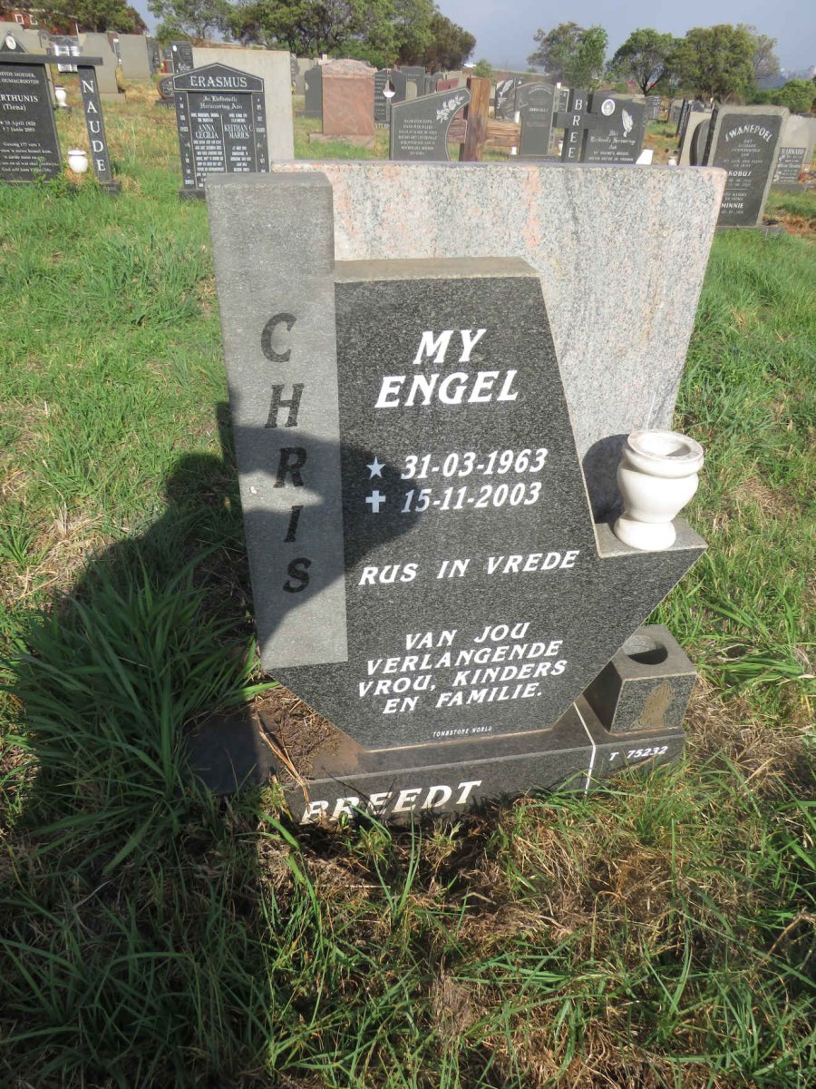 BREEDT Chris 1963-2003