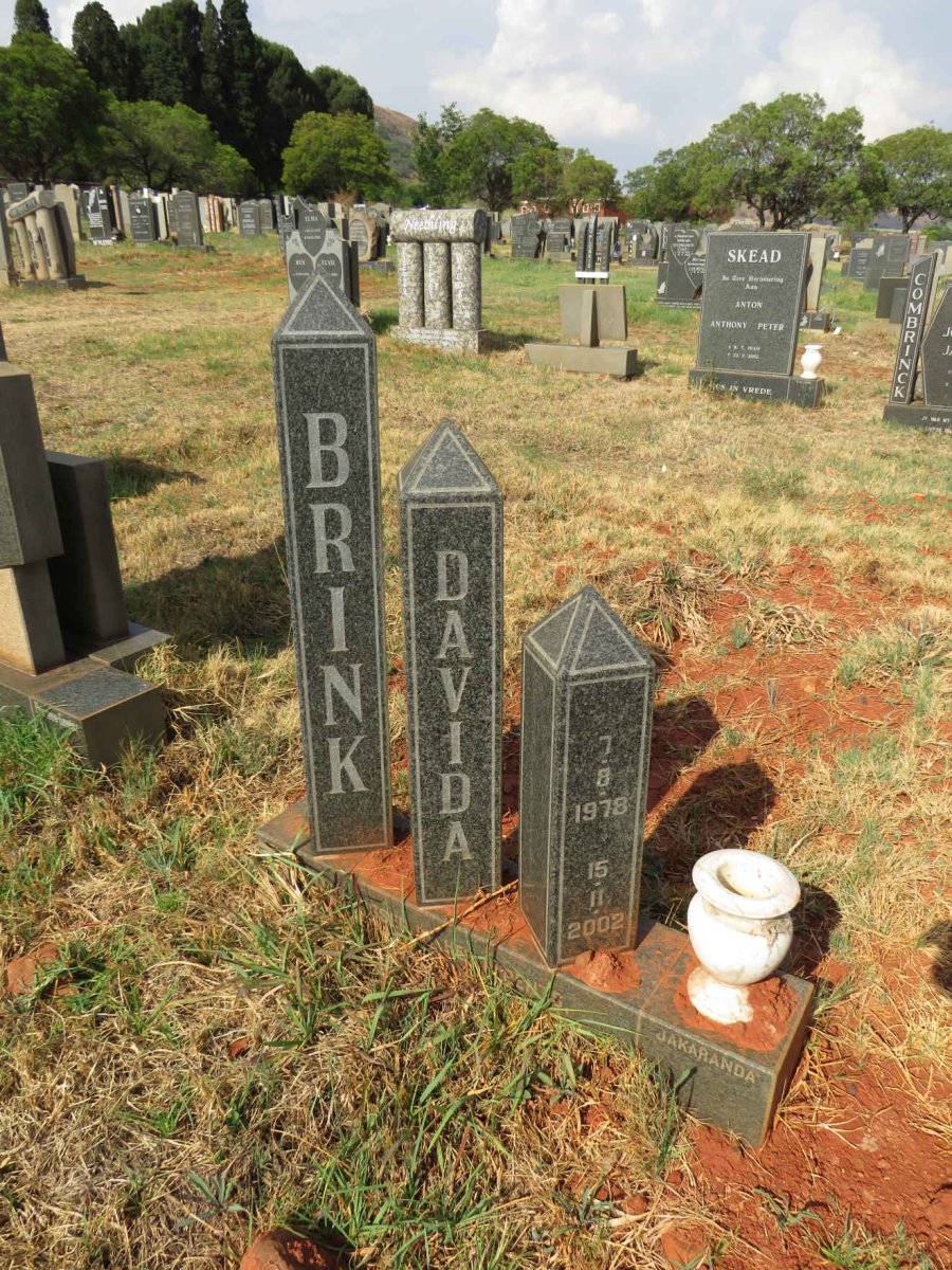 BRINK Davida 1978-2002