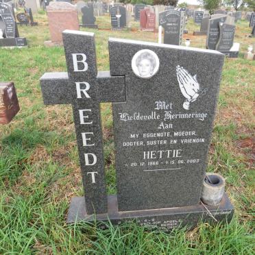 BREEDT Hettie 1966-2003 