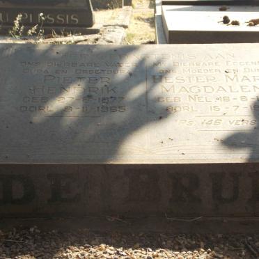 BRUIN Pieter Hendrik, de 1877-1965 &amp; Hester Maria Magdalena NEL 1877-1962