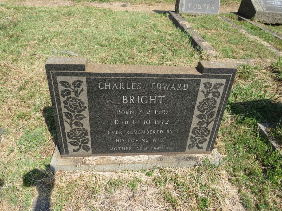 BRIGHT Charles Edward 1910-1972