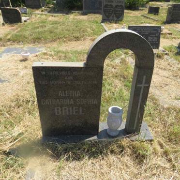 BRIEL Aletha Catharina Sophia 1925-19??