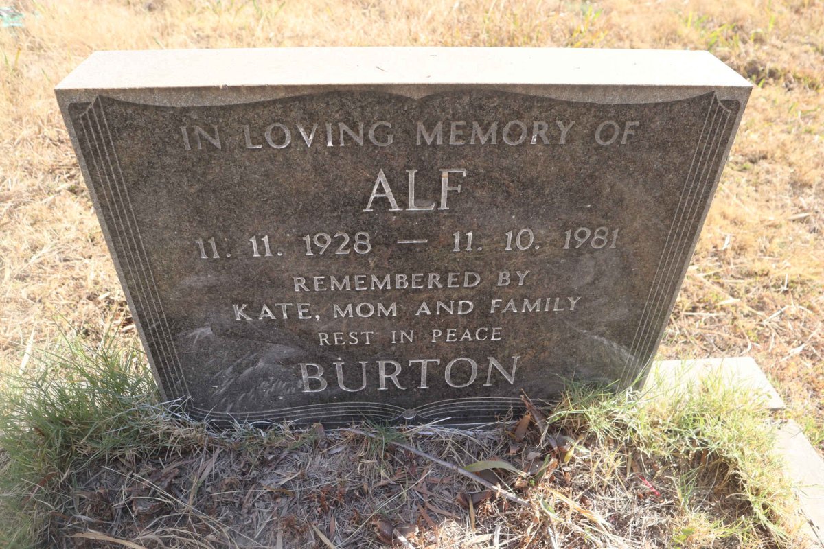 BURTON Alf 1928-1981