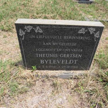 BYLEVELDT Theunis Gertsen 1933-1984