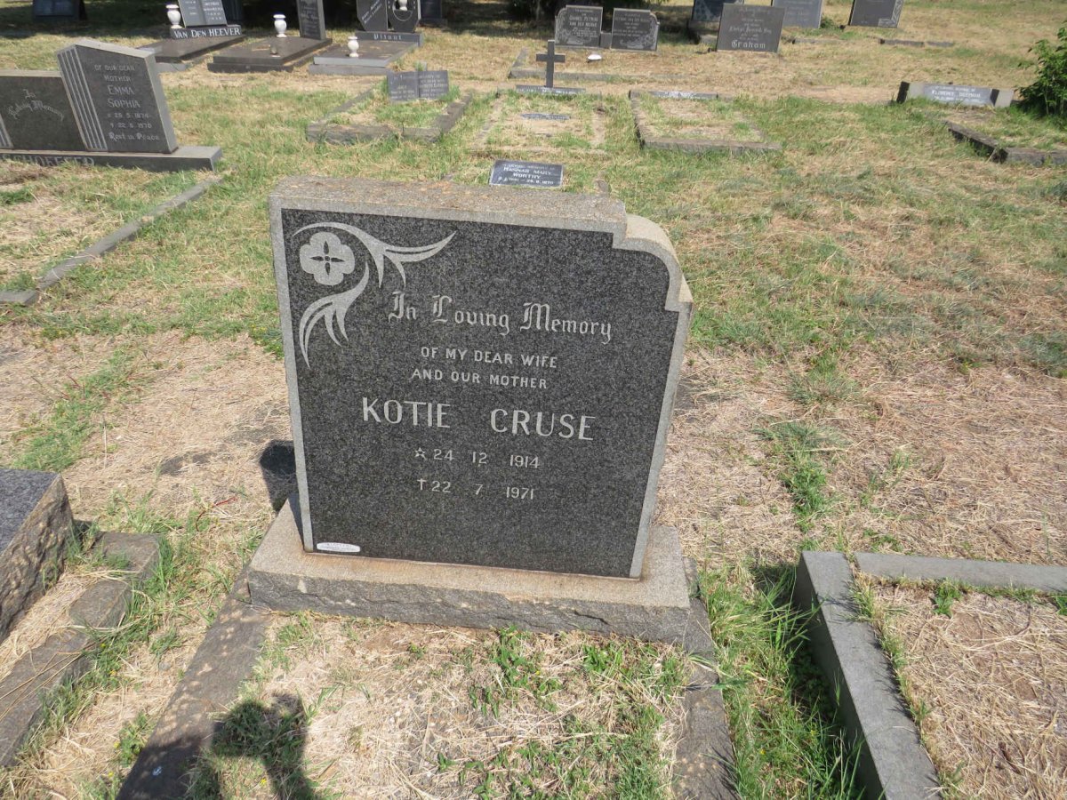 CRUSE Kotie 1914-1971