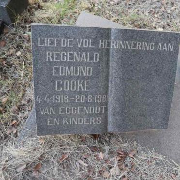 COOKE Regenald Edmund 1916-1981