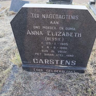CARSTENS Anna Elizabeth nee GELDERBLOM 1905-1986
