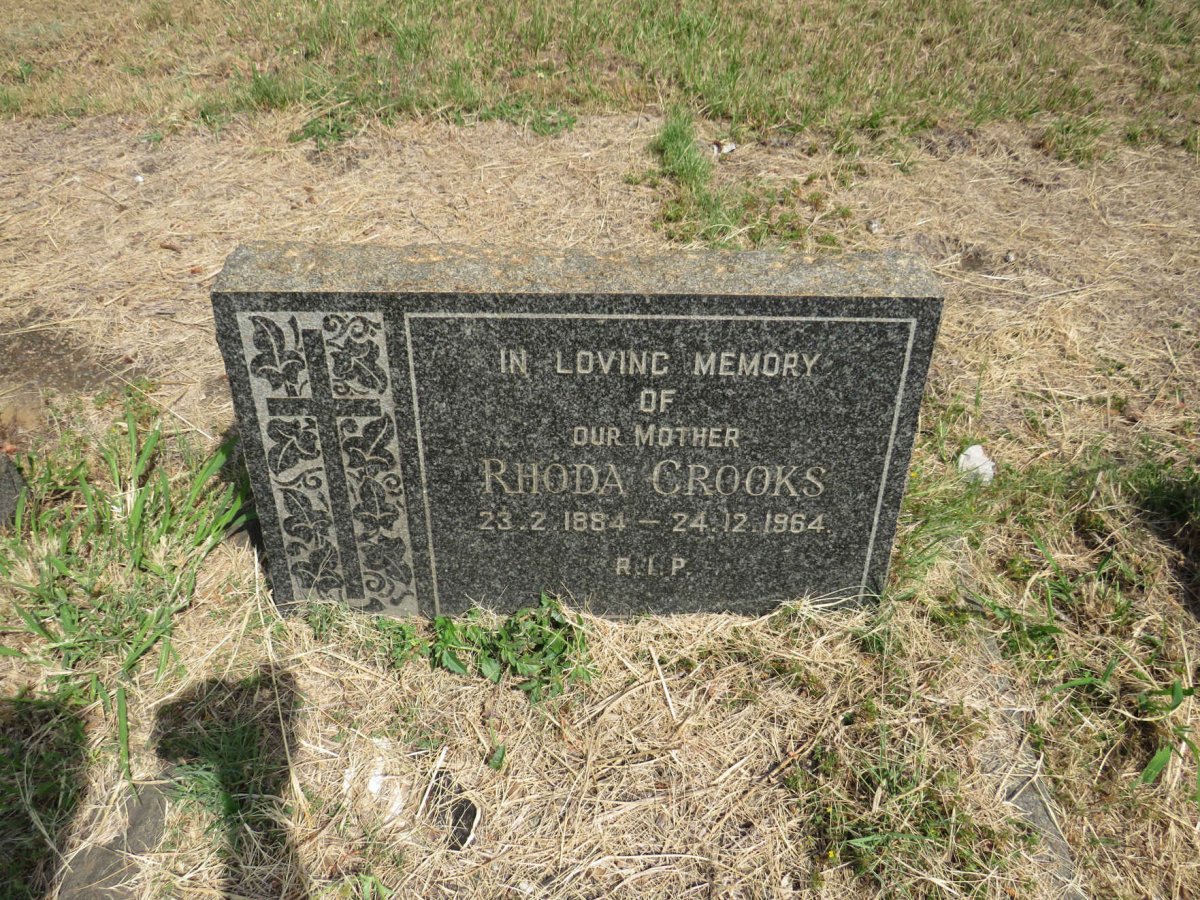 CROOKS Rhoda 1884-1964